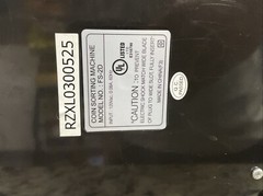 Royal Sovereign Electric Coin Sorter FS-2D Black without tubes