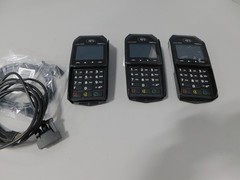 3x Ingenico Lane/3000 Credit Card Reader Terminal w/ 2x Power Cables