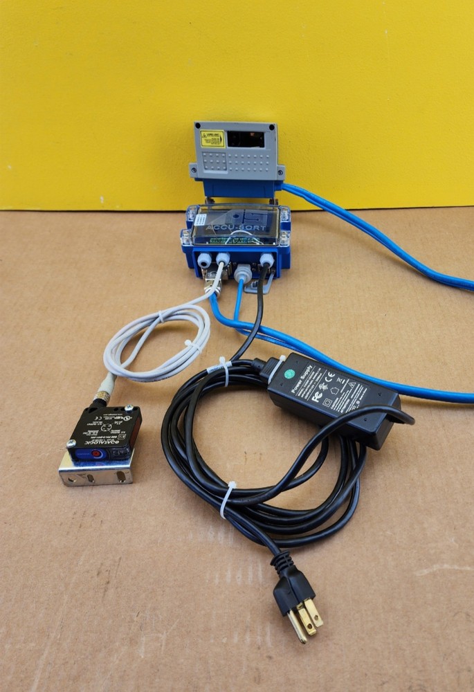 Datalogic Accu-Sort 1000067753 Industrial Laser Scanner w/ Base/Interface/Sensor