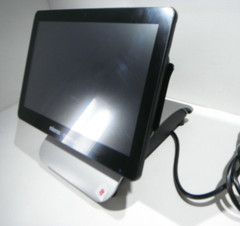 Parts/Repair: Oracle Micros Workstation 6 POS Terminal w/Stand & Card Reader (B)