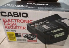 Casio PCR-T273 Electronic Cash Register With PG, OP And Drawer Key Complete New