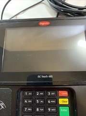 Ingenico isC Touch 480 Card Reader Parts Only As Is Used