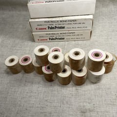 Canon Palm Printer Calculator Bond Paper P3-P7-D Vintage 13 Rolls Bond Paper