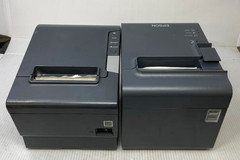 Lot of 2 EPSON M244A & M313A Serial Thermal Receipt Printer AS-IS