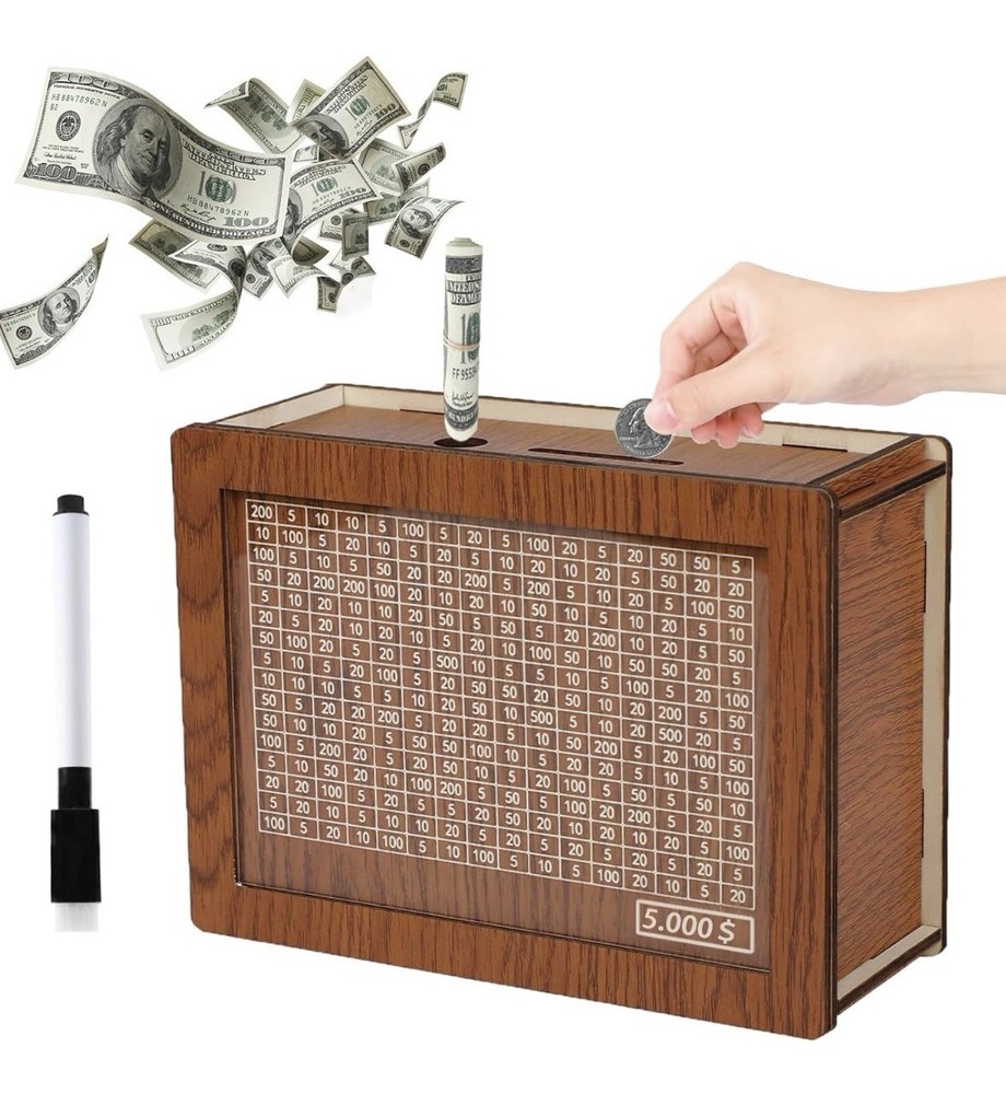 Vault Wooden Savings Box