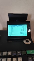 Casio PCR-T500 Electronic Cash Register w/ Operating & Drawer Keys Tested Works!