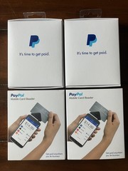PayPal Mobile Card Reader Audio Jack LOT OF 2 Swiper For iPhone Android RETIRED