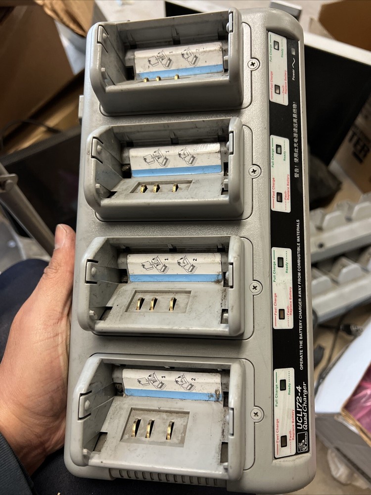 Zebra UCLI72-4 Quad Charger 4 Bay for QL220 QL230 QL320 RW220 RW420
