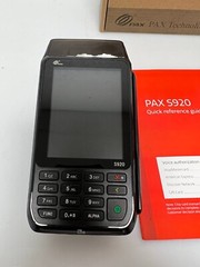 USED PAX S920 MOBILE PAYMENT TERMINAL COMES WITH BONUS TERMINAL FREE SHIPPING.