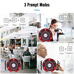 Retekess TD165 Wireless Pager Queuing System 1 Keypad 20 Buzzers Food Truck Cafe