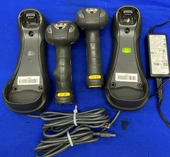 SYMBOL MOTOROLA BARCODE SCANNER LS3578 w/ CHARGING STATION – 1 LOT QTY 2