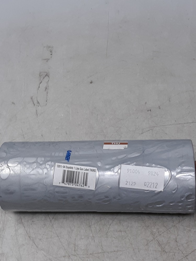 Garvey Daydots 1 Line Gun Label Roll THURS – Sleeve of 8