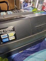 Sharp XE-A106 Electronic Cash Register FOR PARTS or REPAIRS. SEE PICS.