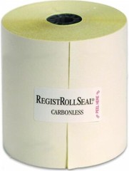 2 Ply Carbonless Receipt Rolls 3″ x 100′ 2-Ply White/Canary – 30 Rolls
