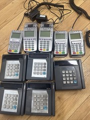 Verifone Vx520 VX 520 EMV NFC CTLS Credit Card Terminal Chip Reader W/ Adapter
