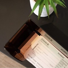 Acrylic Check Tray 2.5mm Thickness Deposit Ticket Cheque Holders Slips