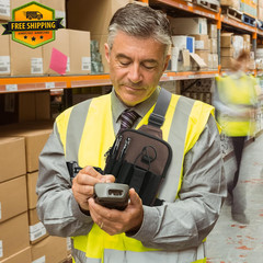 Barcode Scanner Holster Chest Harness Hands Free Universal Holder