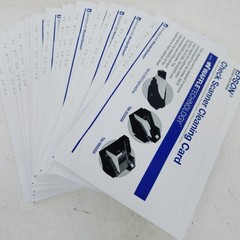 Sealed in OB-Epson CS1B15WS Check Scanner Cleaning Card Qty 15