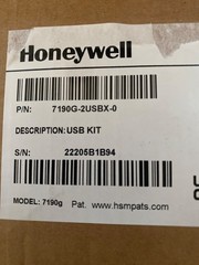 Honeywell Orbit 7190G-2USBX-0 Laser Barcode Scanner, Black, KIT W/USB CABLE