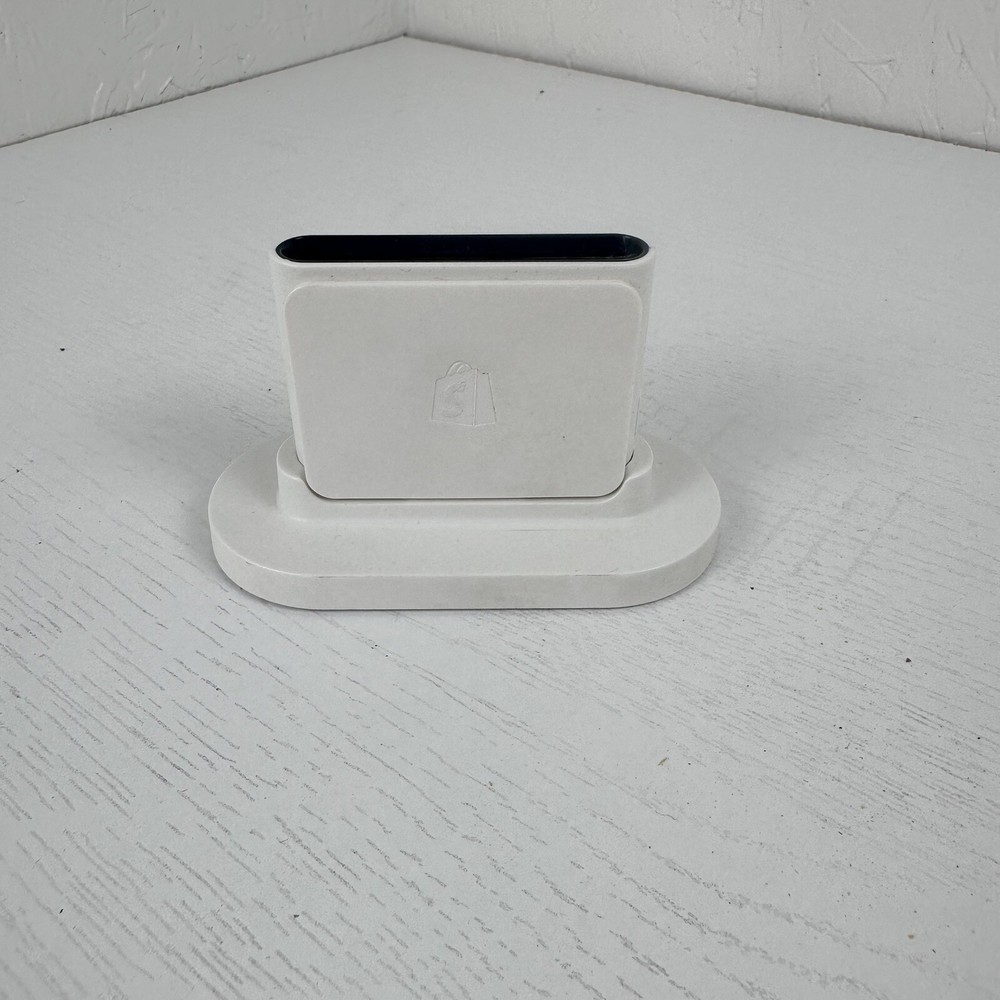 Shopify Chip And Swipe Card Reader Base Case White Point Of Sale POS No USB Cord