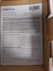 NEW In Box Ingenico Link 2500 Payment Processor Terminal POS