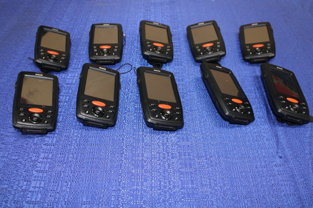 Lot of 10 Janam Mobile Computers XM66W-LPAFBRJ0