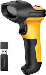 Inateck 1D Barcode Scanner Wireless 2.4GHz Auto Scanning w/ Free Scanner Stand
