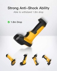 Inateck 1D Barcode Scanner Wireless 2.4GHz Auto Scanning w/ Free Scanner Stand