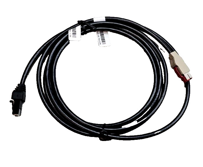 NCR 497-0508477 POS Cash Register Power Control Cable 3m 2×4 Latch N POS2 USB+PW