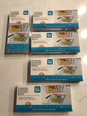 5 Boxes Of Pen + Gear Tamper Evident Deposit Bags – 25 Bags Per Box/125 Bags