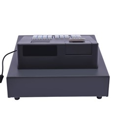 39 Keys Wired Lockable Electric Thermal Cash Register w/ Drawer for Catering US