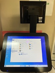 ~ UnyTouch Dual Screen POS Terminal U37-P150UR-ADC Win10 Intel Atom D525+2G+120G