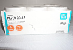 Thermal Receipt Paper Roll 6 Count Pen+Gear 3-1/8″ x 190′ NIP New TH