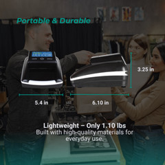 KHIPPUS Counterfeit Bill Detector for USD Portable Rechargeable Battery Included