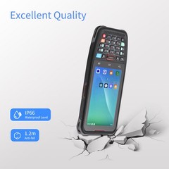 3-Handheld POS 10.0 PDA Terminal 1D/2D/QR Barcode Scanner With Charge