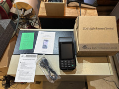 PAX S920, S920-0QW-R74-23LA POS Card Reader w/Power Cord, Instructions