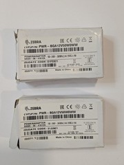 Zebra PWR-BGA12V50W0WW Power Adapter X2 & CBL-DC-381A1-01 Power Cable x2
