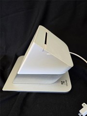 “= Clover P500 Station Printer With Cord White Silver 6-1/2” Tall Retail