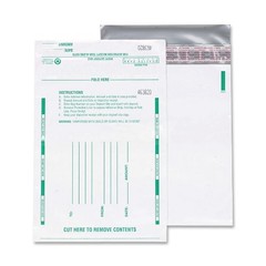 Quality Park QUA45228 Night Deposit Bag 10″x13″ White 100/pack