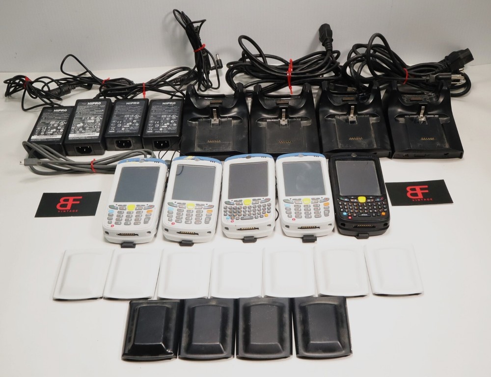 Lot of 25 Pcs Zebra MC55A0-H7OSWQQA9WR Mobile Computer Batteries Charger EL4611