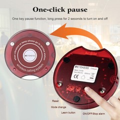 Retekess TD165 Wireless Pager Queuing System 1 Keypad 20 Buzzers Food Truck Cafe