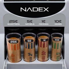 Nadex S180 Digital Coin Sorter and Counter – Displays Total and Denomination