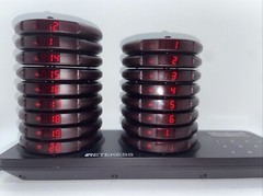 TD163 Pagers Wireless Pager System Queuing 17 Buzzers Food Truck***READ***