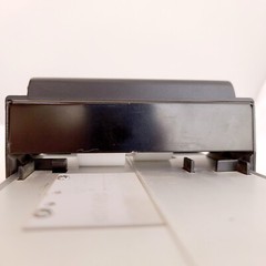 Addressograph NewBold Flatbed Imprinter Manual CREDIT CARD SLIDER for 3×5 slips