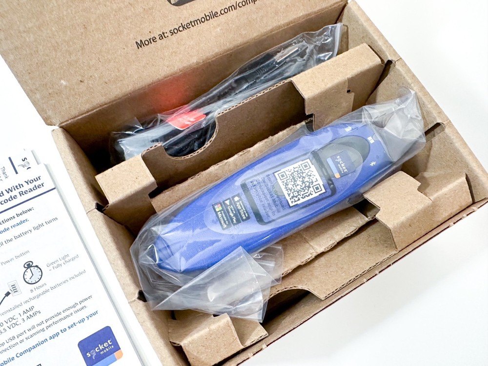 SocketScan s730 1D Laser, Blue, New