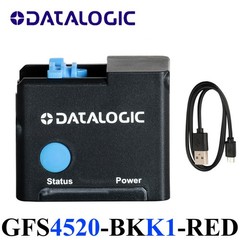 Datalogic USB IP54 1D 2D Gryphon GFS4520-BKK1-RED FixedBarcode Scanner w/ Cable