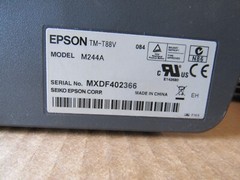 Epson Thermal Receipt Printer – TM-T88V (M244A) w/ Power Supply