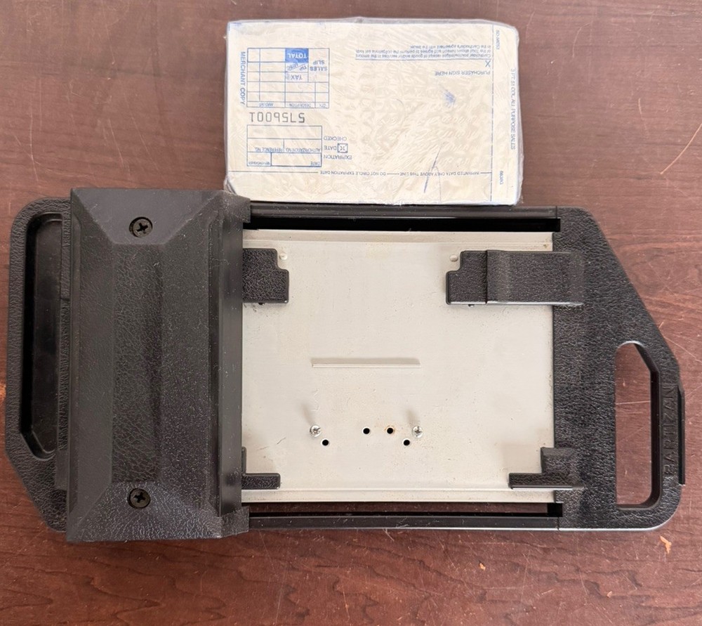 Manual Credit Card Imprinter Slider and Slips