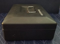 Sentrysafe Money Safe Cash Box with Money Tray and Key Lock, 0.21 Cubic Feet, 3.