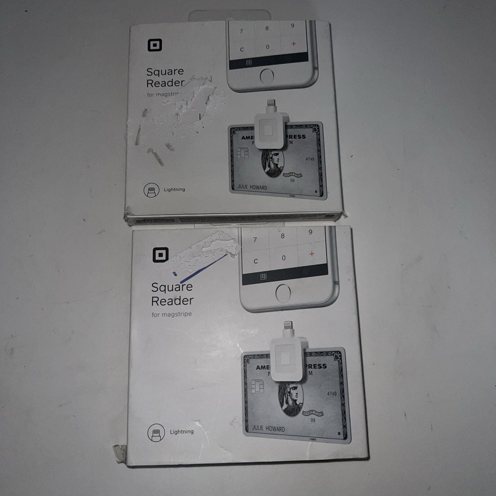 Lot Of 2 Reader for magstripe (with Lightning connector)